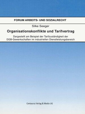 cover image of Organisationskonflikte und Tarifvertrag